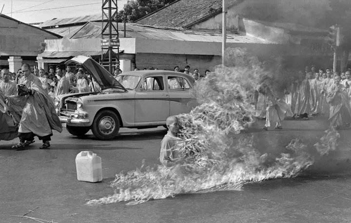 Cover image for The Burning Monk