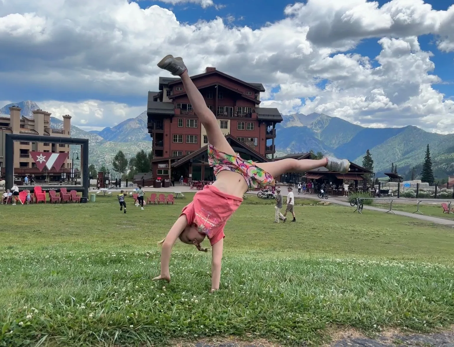 Cartwheels with a view