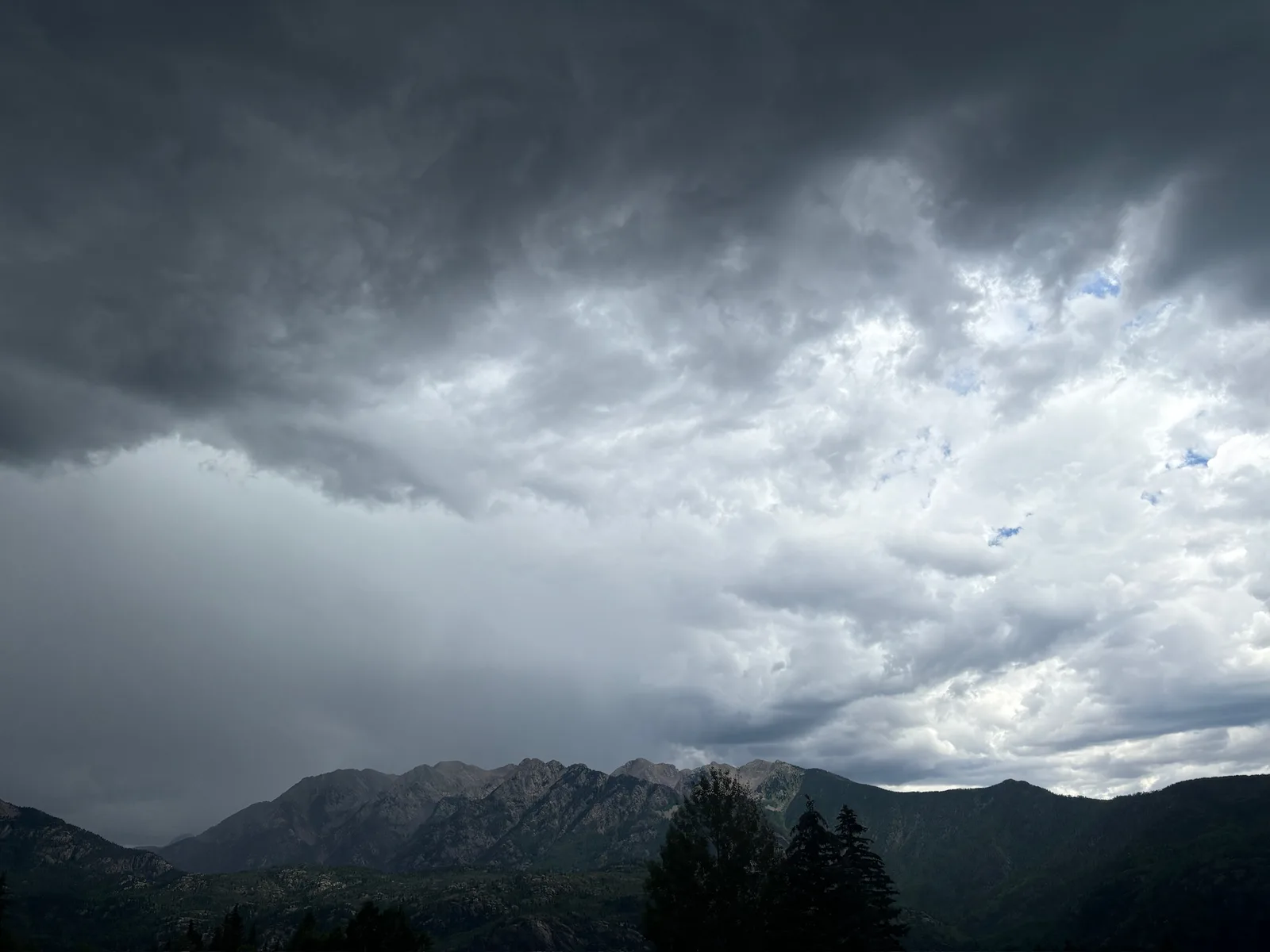 Stormy skies