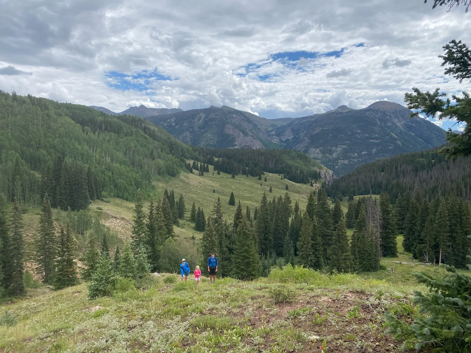 Losing the trail near Molas Lake