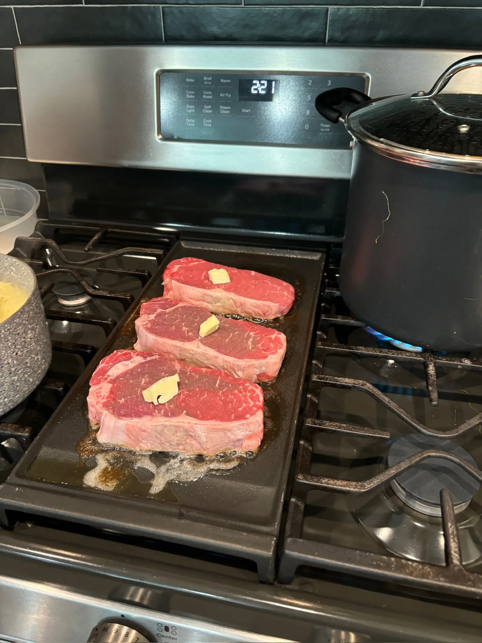 Dinner. Not vegan friendly.