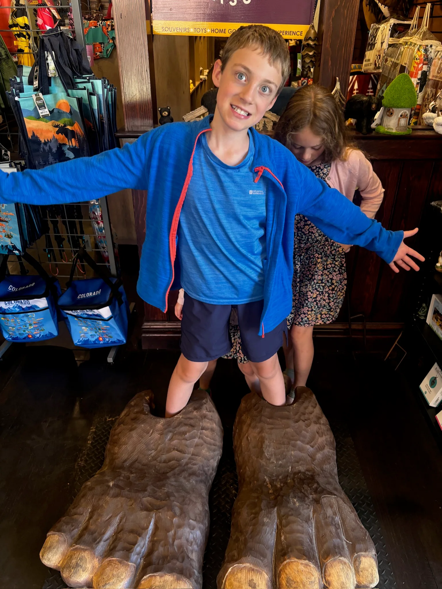 Funny bear feet