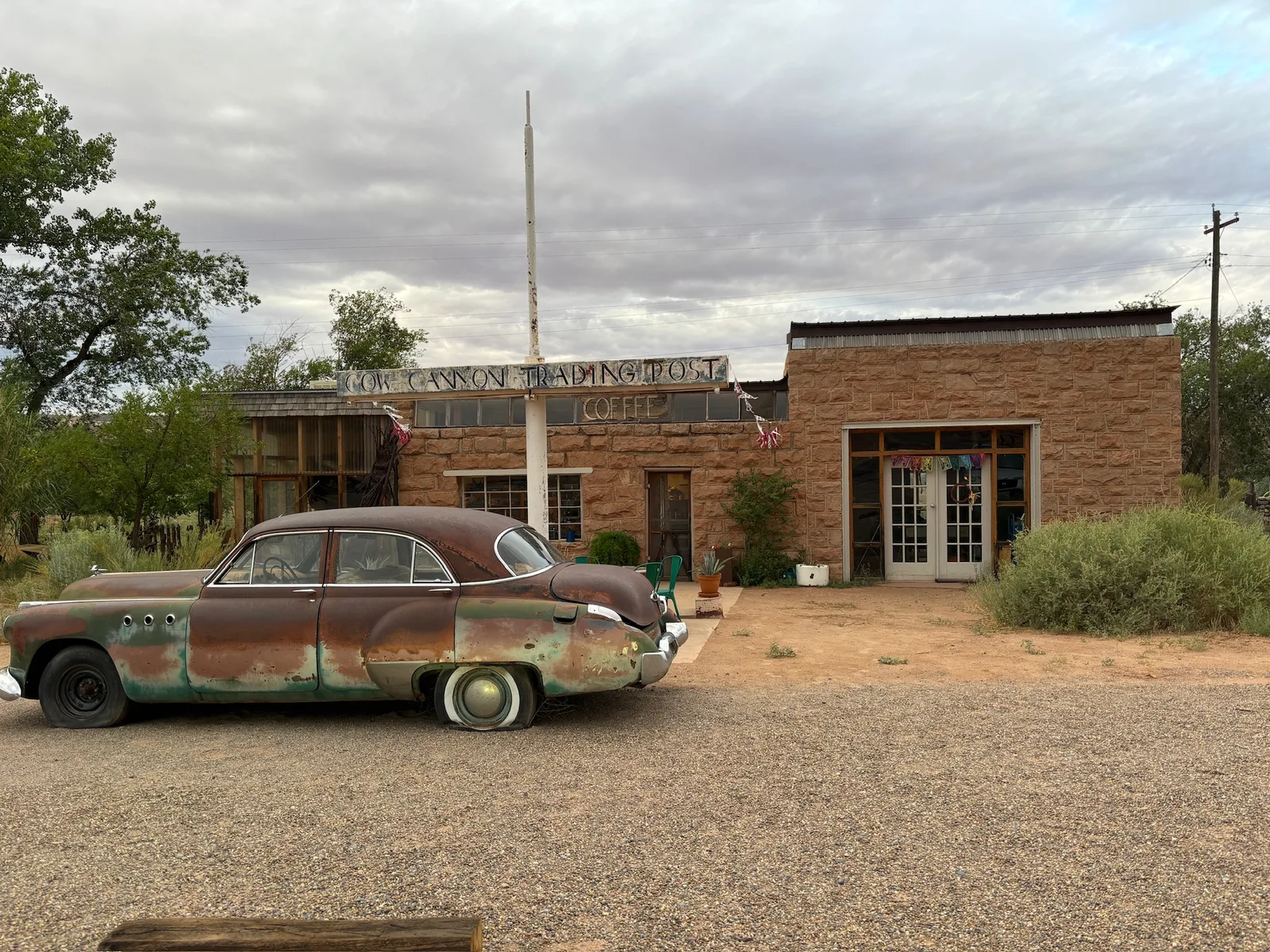 The coffee shop in Bluff - really good coffee