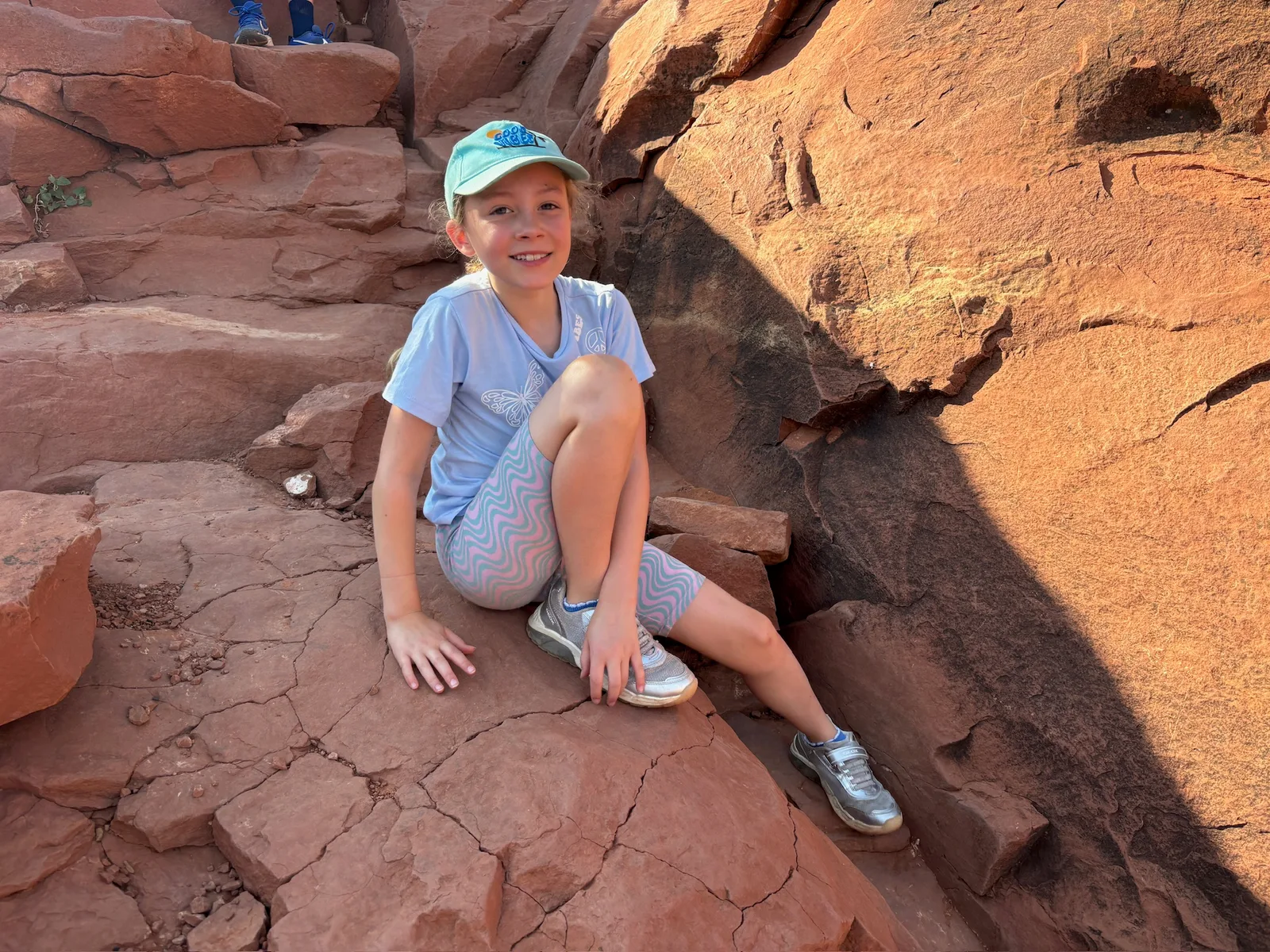 Even in the shade it was unbearably hot
