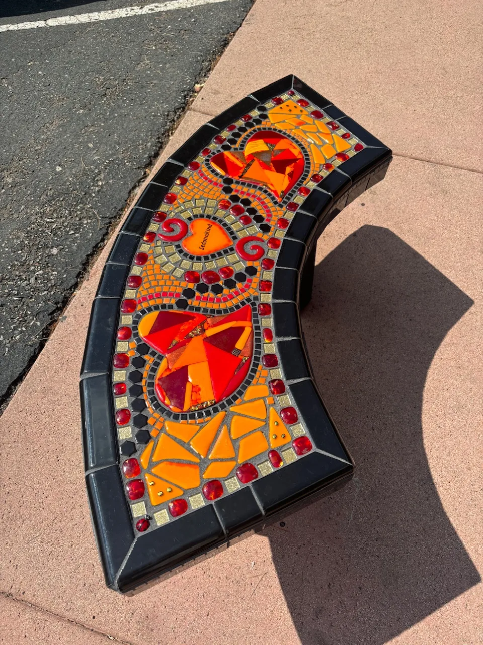 Even the benches are pretty in Sedona