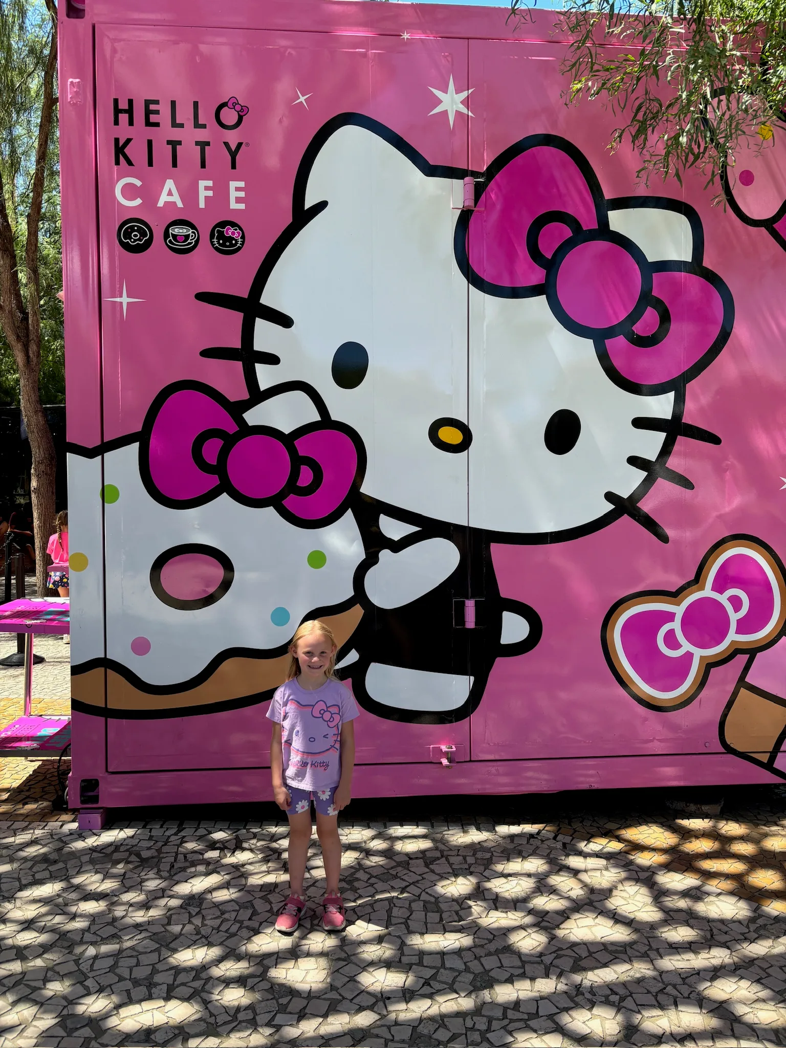 Thea loves Hello Kitty!