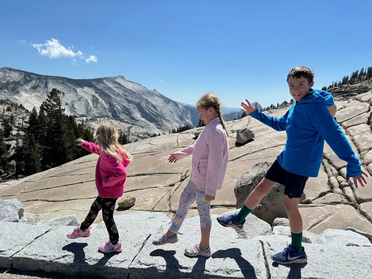 Antics at Olmsted Point
