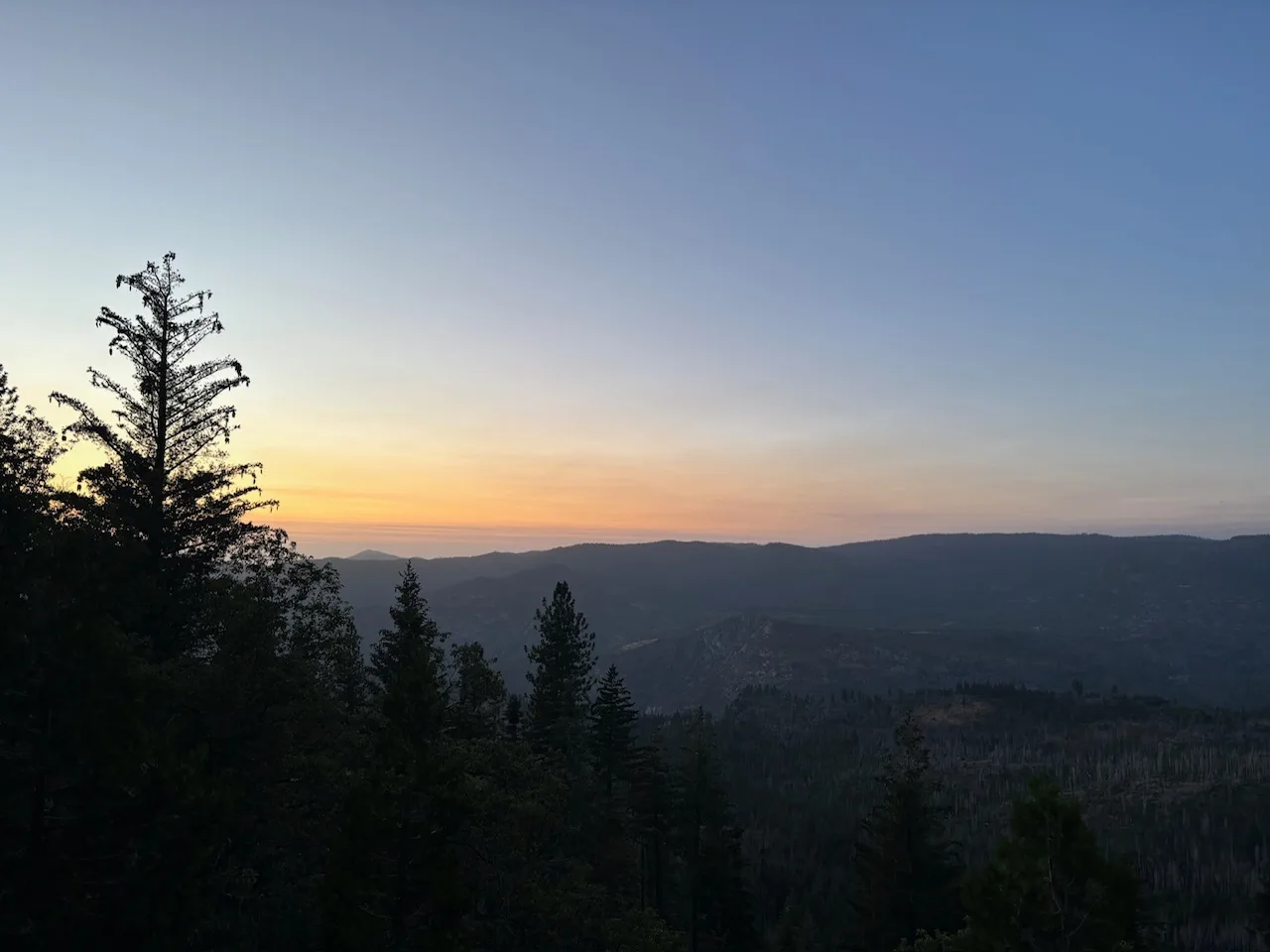 Yosemite sunset