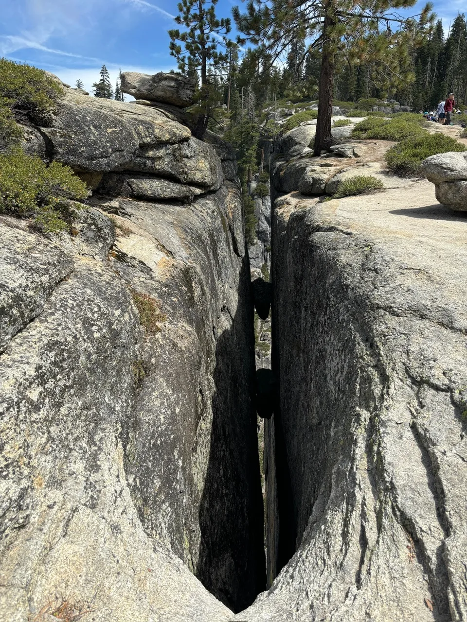 The ‘fissures’ - terrifying!