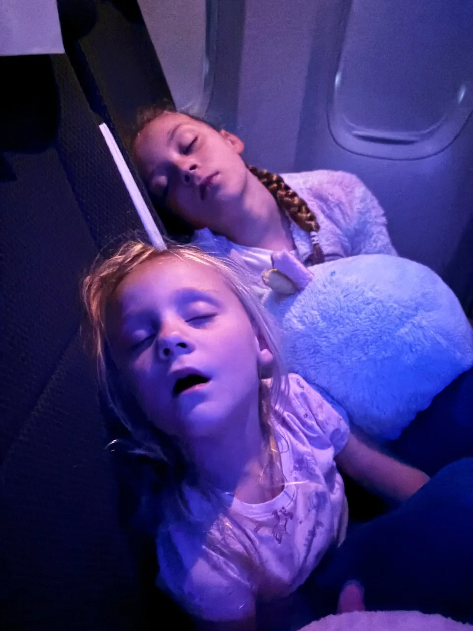 Red-eye flight home